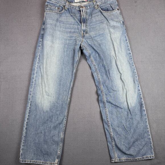 Levi's Jeans Mens 36x31 Blue Denim 569 Loose Straight Baggy Y2K Skater Grunge - Picture 2 of 13